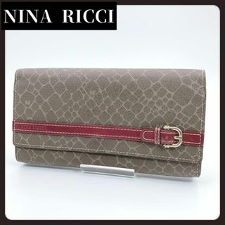 ニナリッチ(NINA RICCI)のNINA RICCI　ニナリッチ　ワインレッド　長財布　L路ファスナー　ブランド(財布)