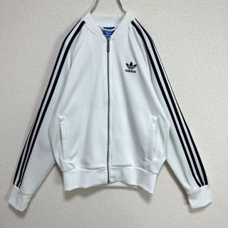 アディダス(adidas)の★adidas トラックトップ スーバースター ホワイト×ネイビー M(ジャージ)