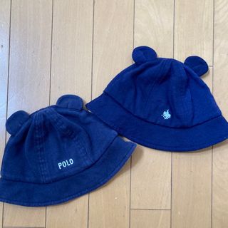 ポロ　polo 帽子　48センチ　双子　2枚セット　【中古】