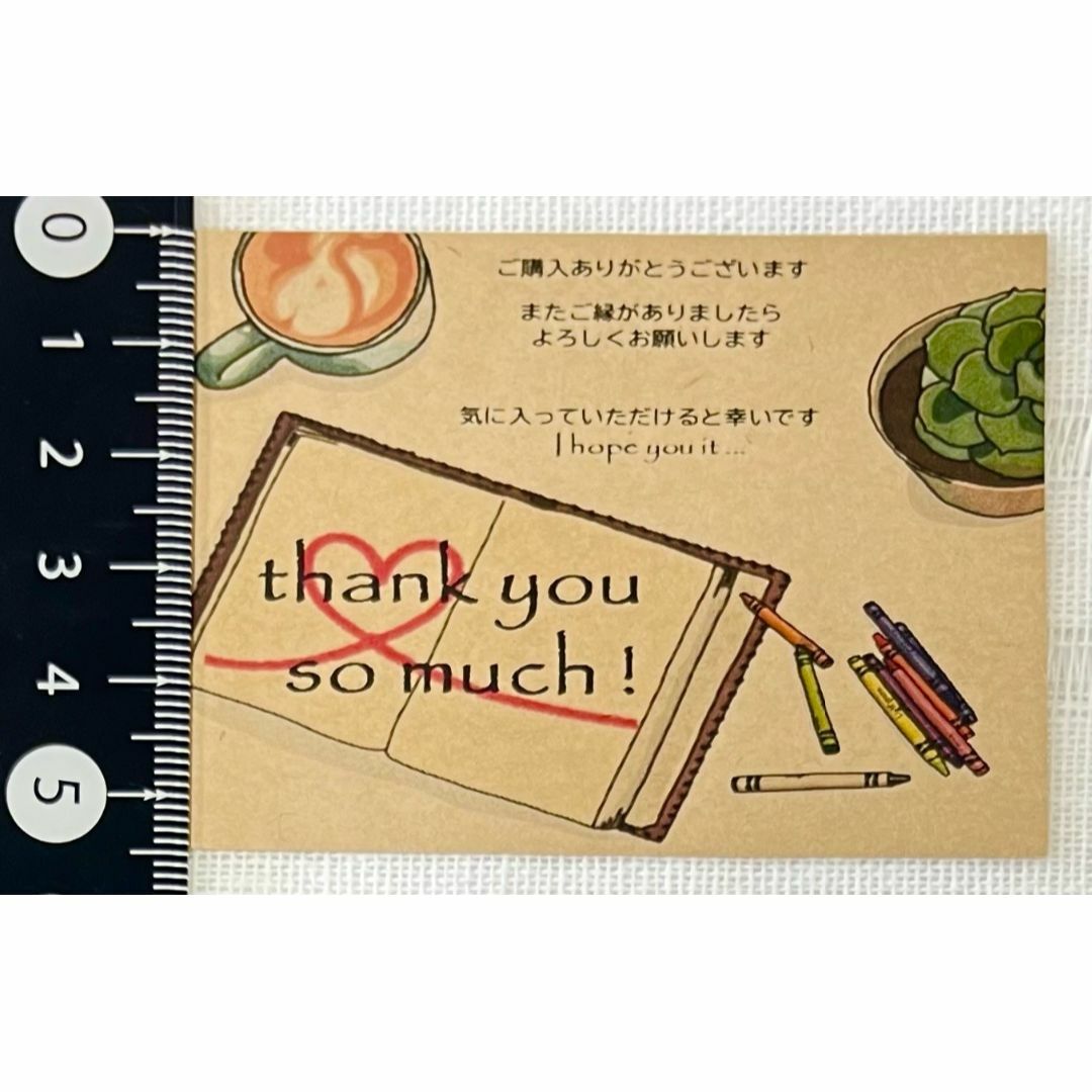 メッセージカード　36枚　thank you　ありがとう　サンキューカード ハンドメイドの文具/ステーショナリー(カード/レター/ラッピング)の商品写真