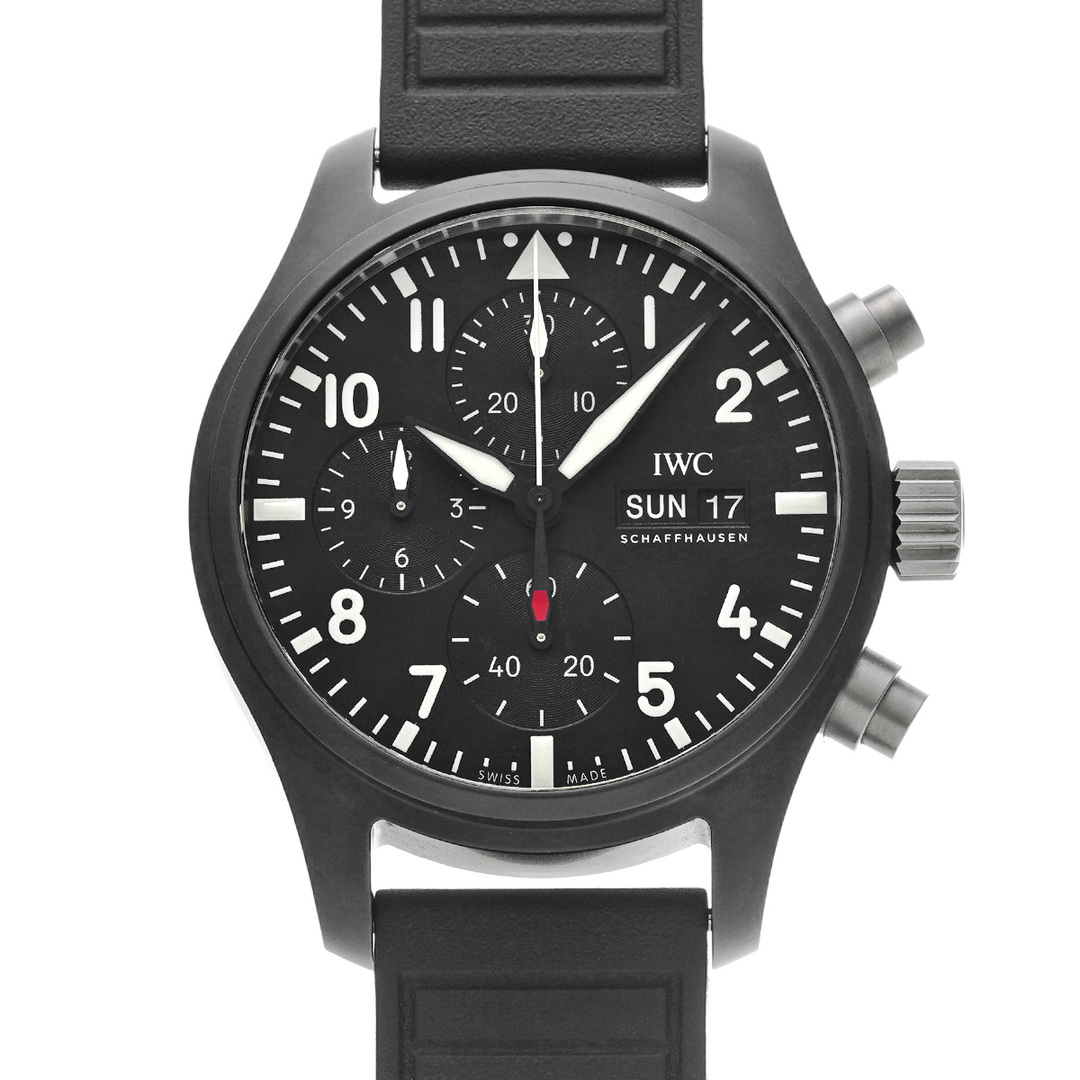 IWC(インターナショナルウォッチカンパニー)の中古 インターナショナルウォッチカンパニー IWC IW389401 ブラック メンズ 腕時計 メンズの時計(腕時計(アナログ))の商品写真