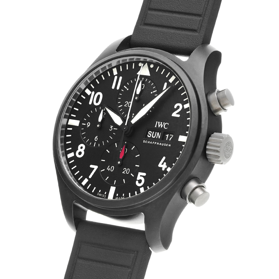 IWC(インターナショナルウォッチカンパニー)の中古 インターナショナルウォッチカンパニー IWC IW389401 ブラック メンズ 腕時計 メンズの時計(腕時計(アナログ))の商品写真