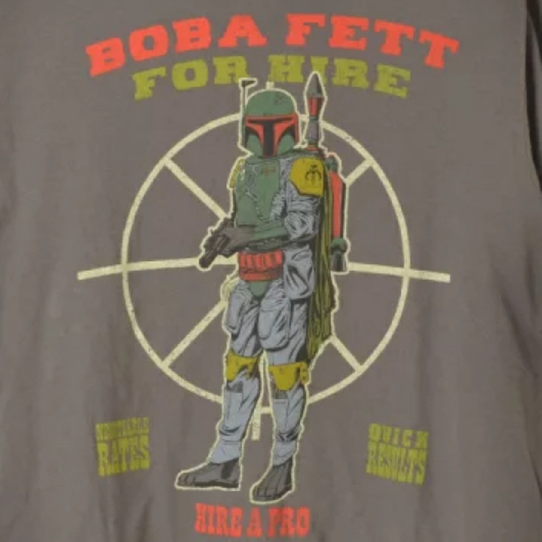 Disney(ディズニー)のSTAR WARS BOBAFETT FOR HIRE プリント半袖Tシャツ メンズのトップス(Tシャツ/カットソー(半袖/袖なし))の商品写真