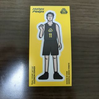 群馬クレインサンダーズ HoopsPeeps ステッカー 野本選手(スポーツ選手)