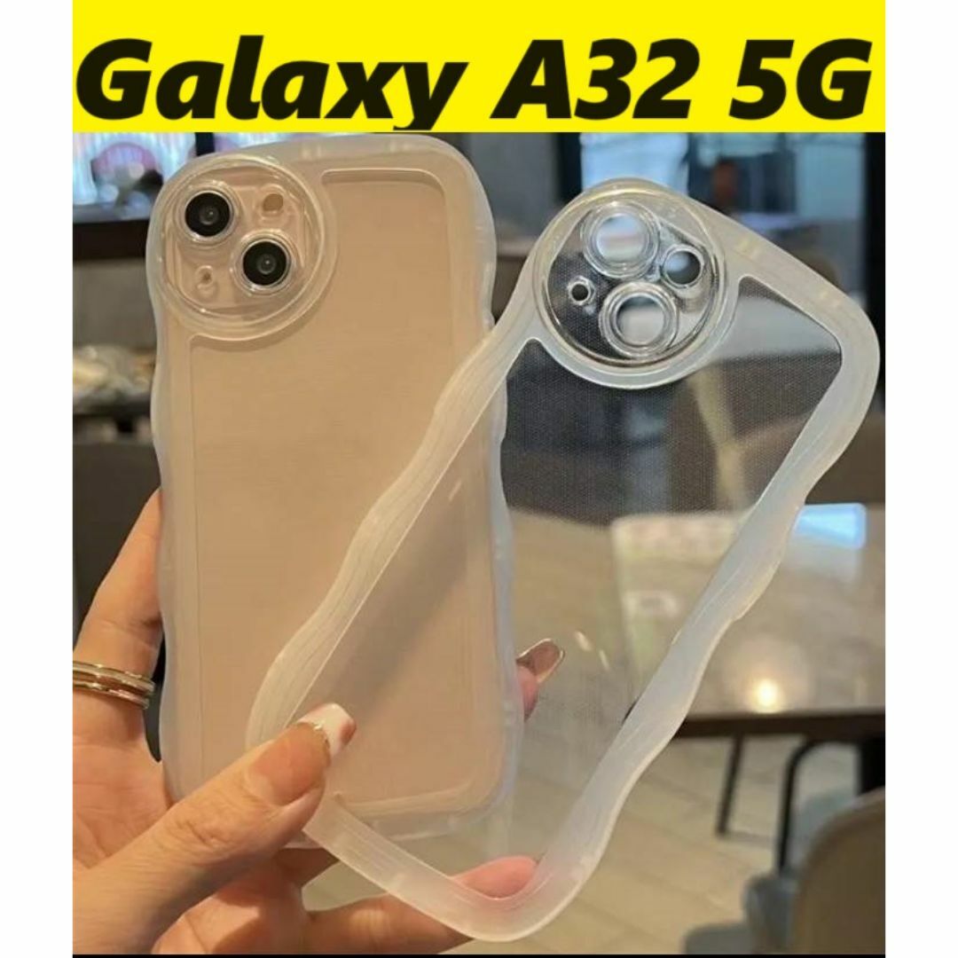 Galaxy(ギャラクシー)のGalaxy A32 5G ウェーブなみなみ　可愛いケース　Galaxyケース スマホ/家電/カメラのスマホアクセサリー(Androidケース)の商品写真