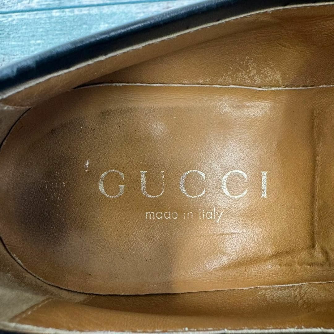 Gucci(グッチ)の美品 GUCCI ホースビット ローファー 42E GGキャンバス モノグラム メンズの靴/シューズ(ドレス/ビジネス)の商品写真