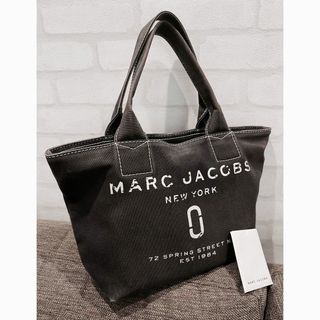 マークジェイコブス(MARC JACOBS)のMARC JACOBS★キャンバス トート バッグ★ Sサイズ BLACK(トートバッグ)