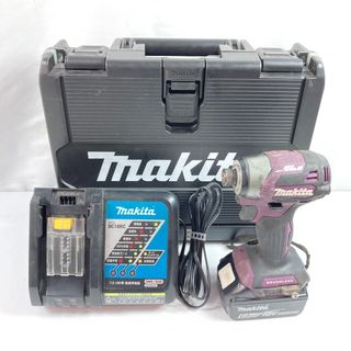 Makita - ＊＊MAKITA マキタ 18V 充電式インパクトドライバ (バッテリ1個・充電器・ケース付） TD173D パープル