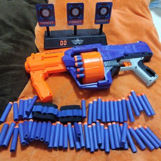 ナーフ(NERF)の美品！『ナーフエリートサージファイアーセット』(その他)