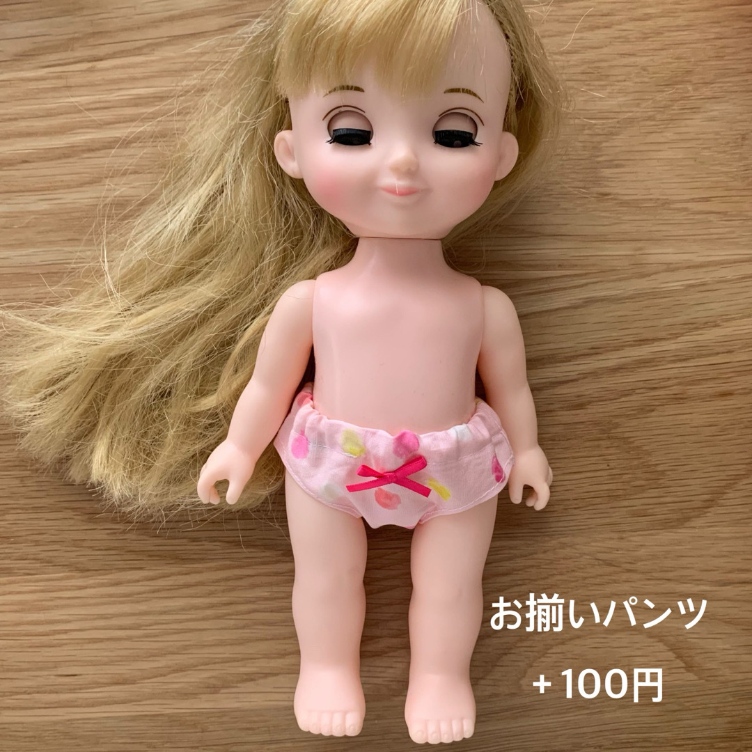 メルちゃんパジャマ☆水玉ピンク ハンドメイドのぬいぐるみ/人形(その他)の商品写真
