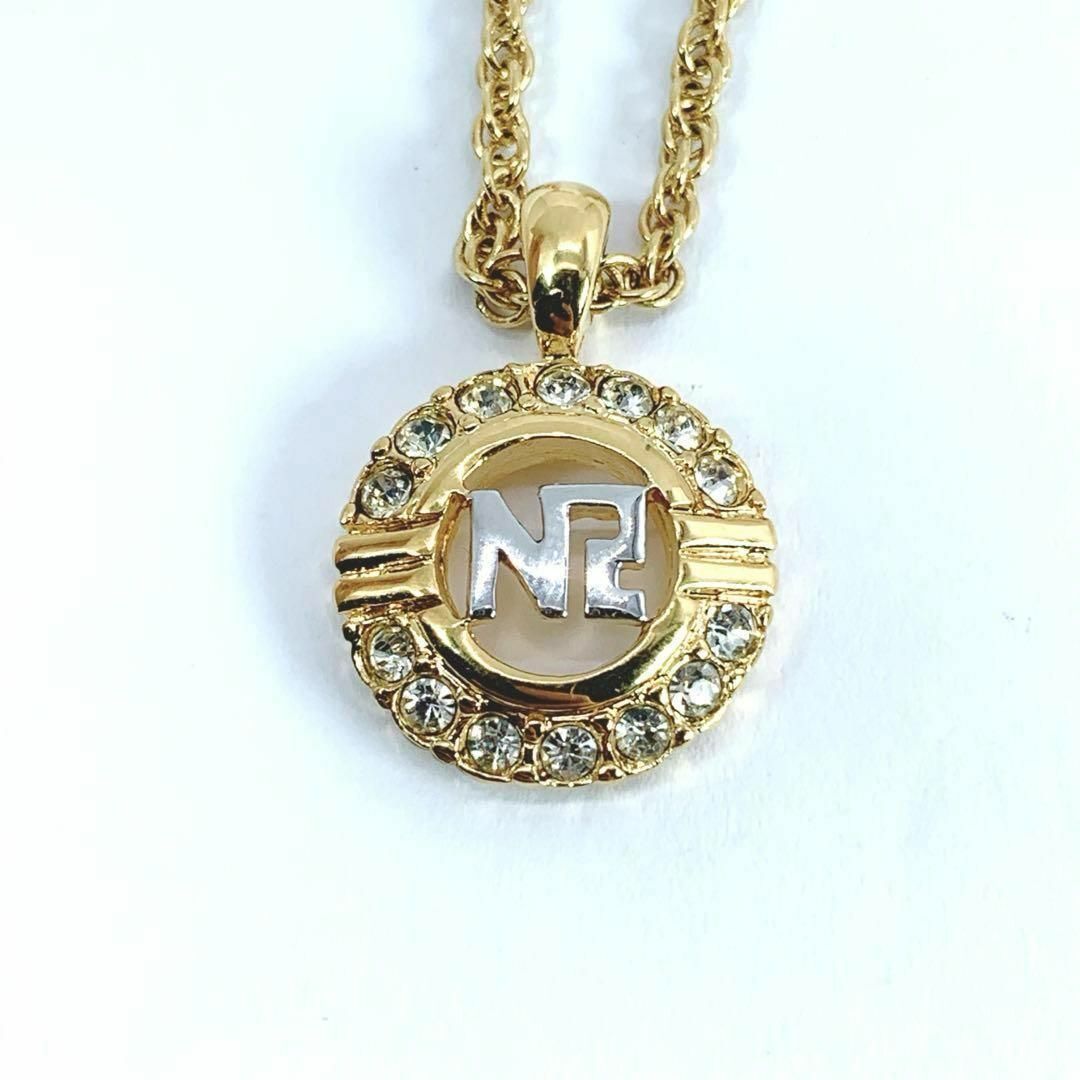 NINA RICCI(ニナリッチ)の【未使用】NINARICCI　ニナリッチ　ゴールド　ネックレス　ロゴ　ブランド レディースのアクセサリー(ネックレス)の商品写真