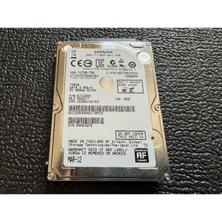 ヒタチ(日立)のSATA HDD 2.5インチ 750GB(PC周辺機器)