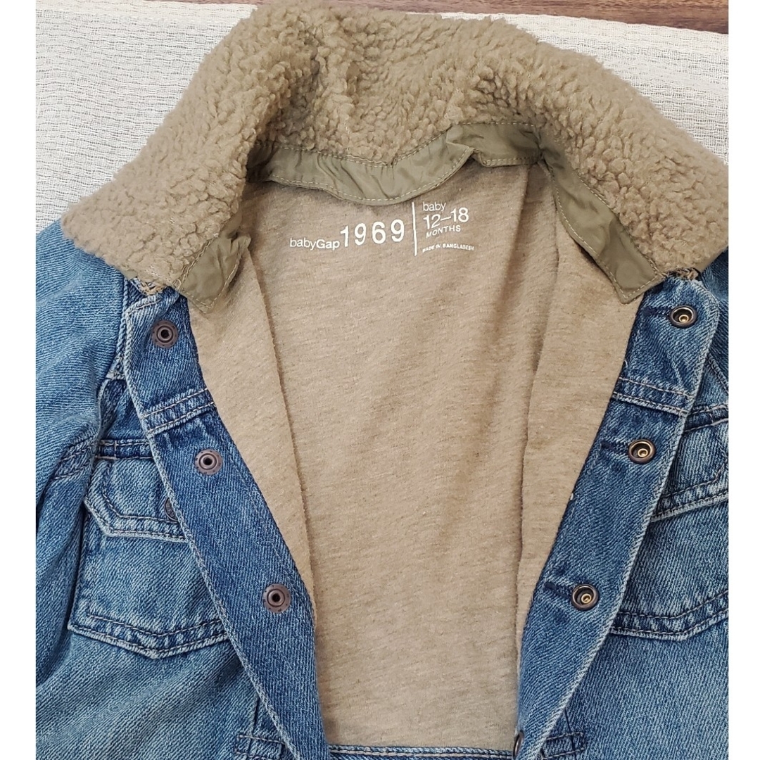 babyGAP(ベビーギャップ)のbabyGap Gジャン　12～18カ月 キッズ/ベビー/マタニティのベビー服(~85cm)(ジャケット/コート)の商品写真