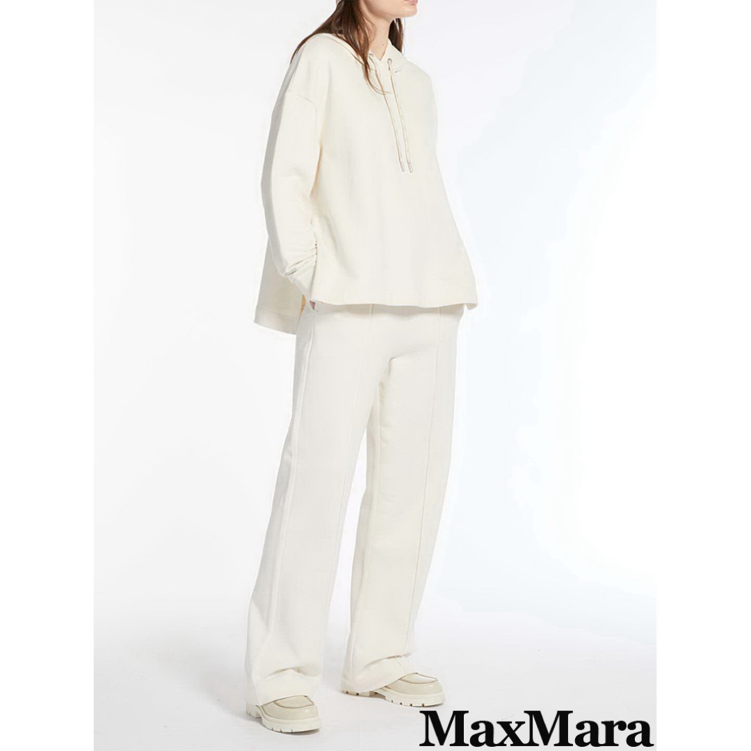 Weekend Max Mara(ウィークエンドマックスマーラ)のマックスマーラ ジャージー素材 プルオーバーパーカー ライトベージュ レディースのトップス(パーカー)の商品写真