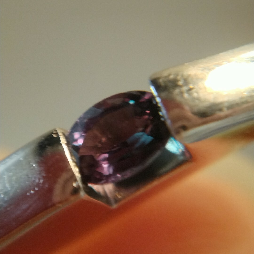 アレキサンドライト　0.278ct pt900 ペンダントトップ