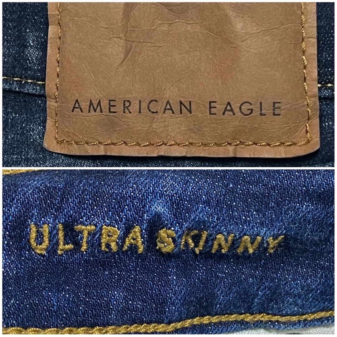 American Eagle(アメリカンイーグル)のアメリカンイーグル ULTRA SKINNY 強ストレッチ サイズUS 30 メンズのパンツ(デニム/ジーンズ)の商品写真