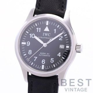 【OH済】 アイダブリューシー 【IWC】 パイロットウォッチ マーク15 IW325301 (3253-001) メンズ ブラック ステンレススティール 腕時計 時計 PILOT’S WATCH MARK XV BLACK SS 【中古】 