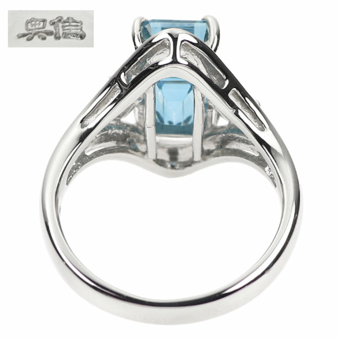 奥村佳彦 Pt900 ジルコン ダイヤモンド リング 5.016ct D0.23ct レディースのアクセサリー(リング(指輪))の商品写真