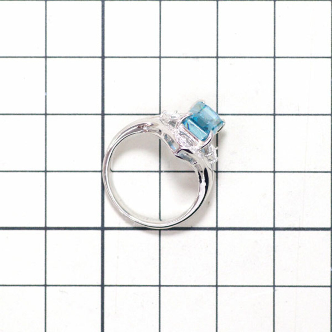 奥村佳彦 Pt900 ジルコン ダイヤモンド リング 5.016ct D0.23ct レディースのアクセサリー(リング(指輪))の商品写真