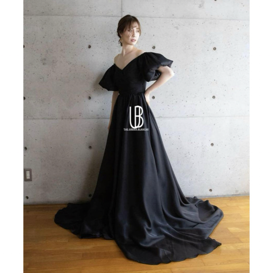 THE URBAN BLANCHE  黒ウェディングドレス レディースのフォーマル/ドレス(ウェディングドレス)の商品写真