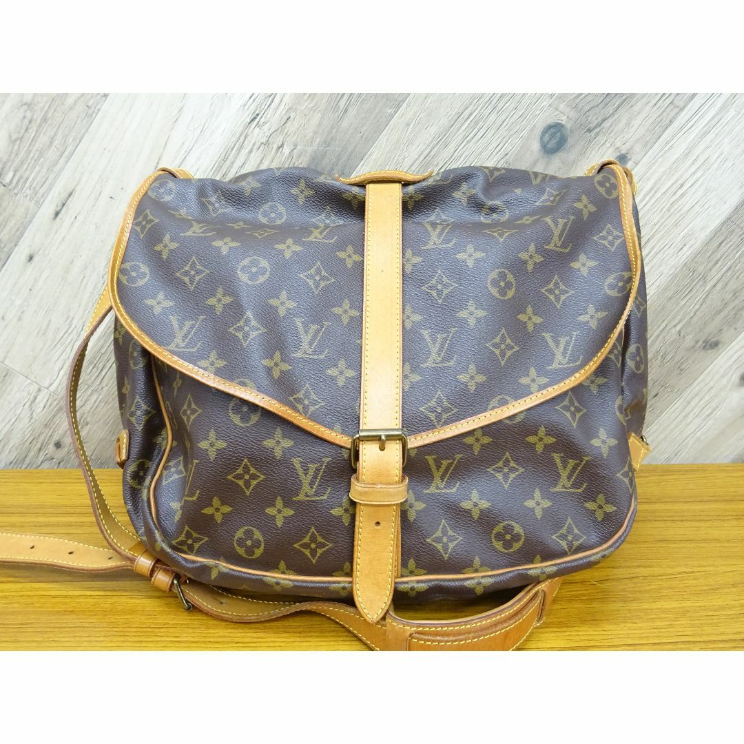 LOUIS VUITTON - Ｋ渋137/ ヴィトン モノグラム ソミュール 35 ショルダーバッグ