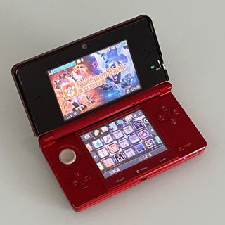 ニンテンドー3DS(ニンテンドー3DS)のニンテンドー3DS レッド ポケモンバンク ポケムーバー(携帯用ゲーム機本体)