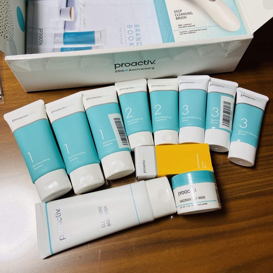 proactiv(プロアクティブ)の【新品未使用】13点　プロアクティブ プラス 基本の3ステップ　ボディウォッシュ コスメ/美容のキット/セット(サンプル/トライアルキット)の商品写真