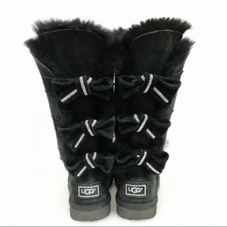 アグ UGG アメリー スワロフスキー バックリボン ムートンブーツ 23cm(ブーツ)