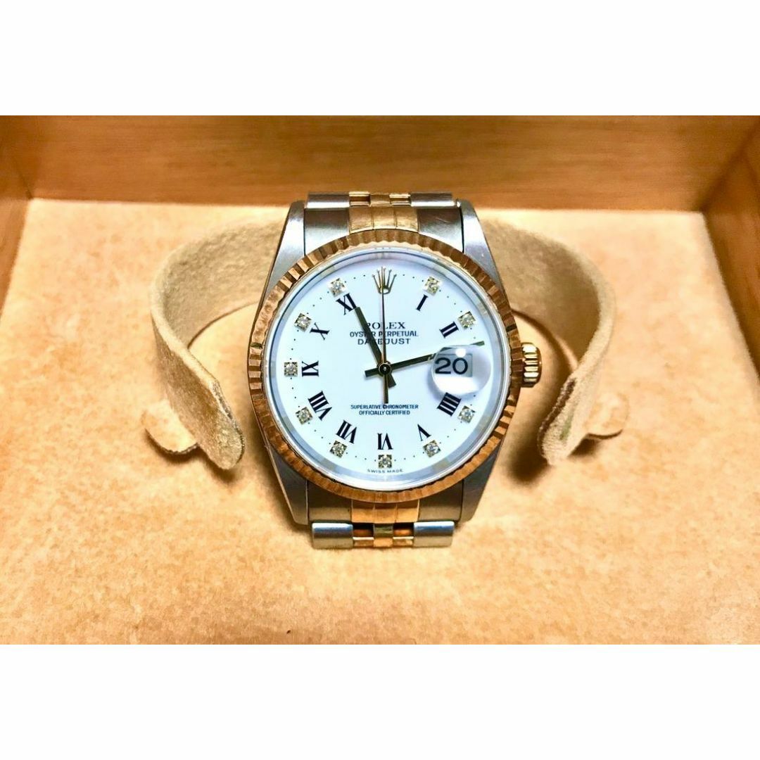 ロレックス デイトジャスト 16233G メンズ メンズの時計(腕時計(アナログ))の商品写真