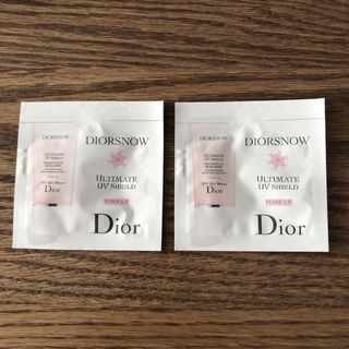 ディオール(Dior)のディオールスノー　UVシールドトーンアップ　50＋（日焼け止め乳液）サンプル(化粧下地)