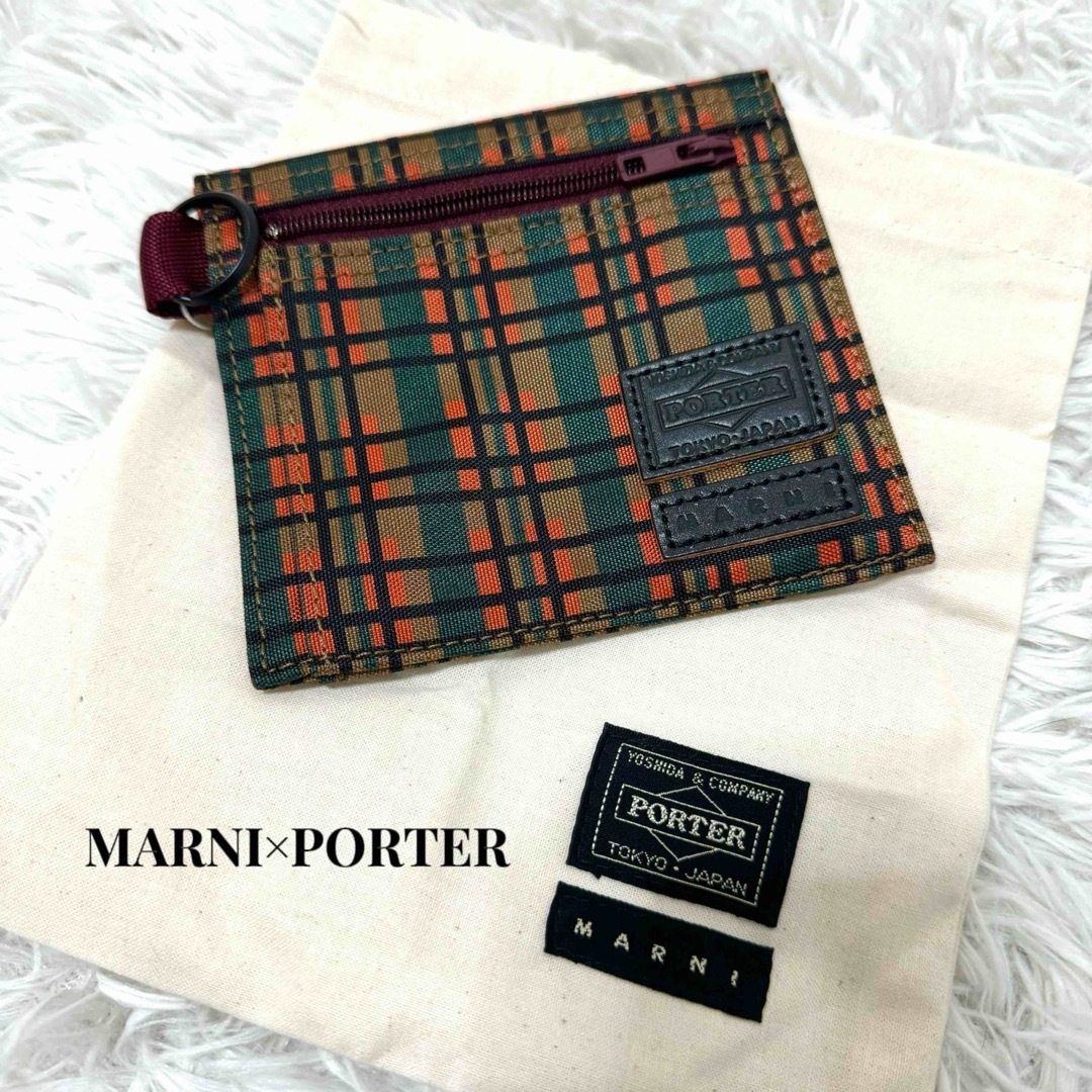 PORTER(ポーター)の完売モデル 別注　新品未使用　MARNI×PORTER マルニ×ポーター　財布 メンズのファッション小物(折り財布)の商品写真