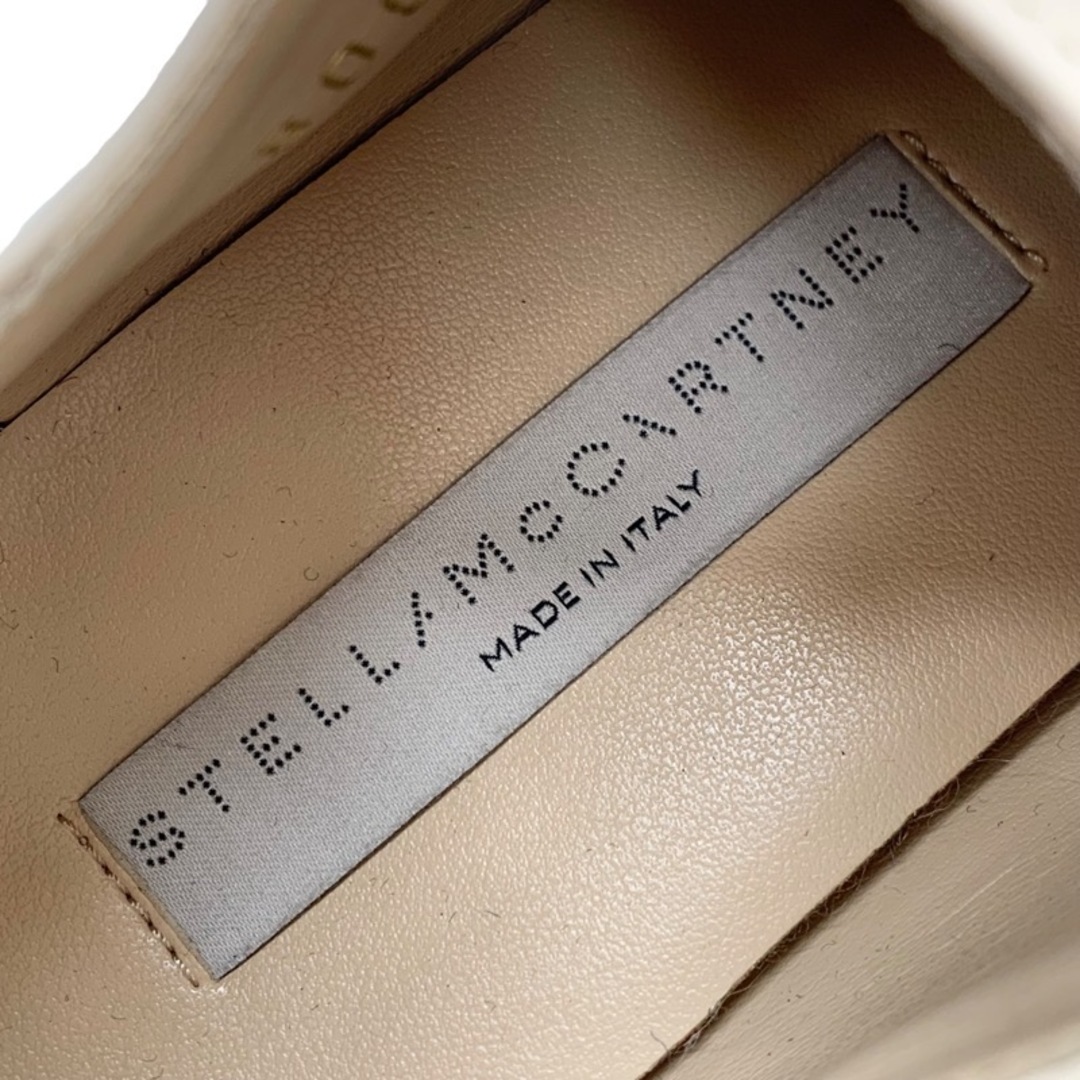 ステラマッカートニー STELLA McCARTNEY エリス スニーカー 靴 シューズ 厚底 プラットフォーム ロゴ ラインストーン レザー ベージュ レディースの靴/シューズ(スニーカー)の商品写真