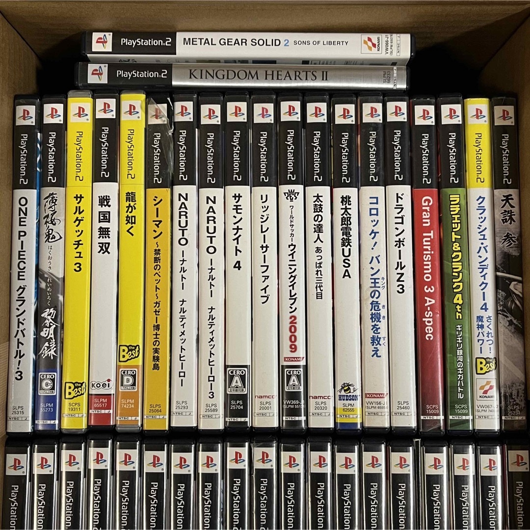 PlayStation2(プレイステーション2)のPS2 ソフト まとめ売り プレステ２ソフト 40本 エンタメ/ホビーのゲームソフト/ゲーム機本体(家庭用ゲームソフト)の商品写真