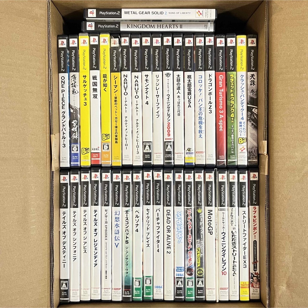 PlayStation2(プレイステーション2)のPS2 ソフト まとめ売り プレステ２ソフト 40本 エンタメ/ホビーのゲームソフト/ゲーム機本体(家庭用ゲームソフト)の商品写真