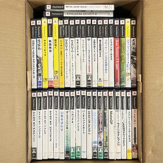プレイステーション2(PlayStation2)のPS2 ソフト まとめ売り プレステ２ソフト 40本(家庭用ゲームソフト)