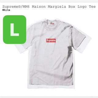 シュプリーム(Supreme)のSupreme x MM6 Box Logo Tee "L"(Tシャツ/カットソー(半袖/袖なし))