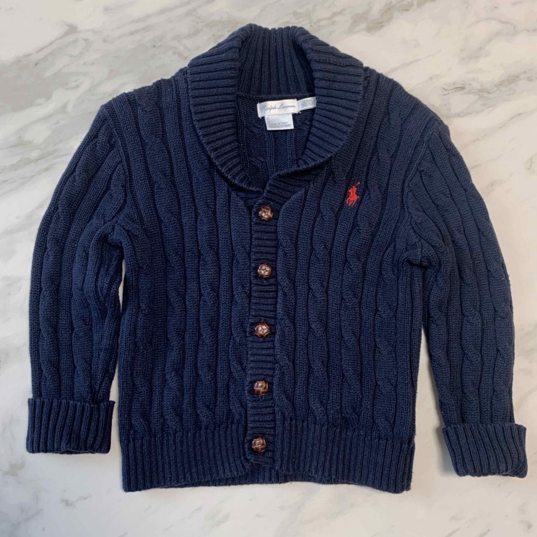 Ralph Lauren(ラルフローレン)のRalph Lauren ラルフローレン 男の子 ニット 90cm キッズ/ベビー/マタニティのキッズ服男の子用(90cm~)(カーディガン)の商品写真