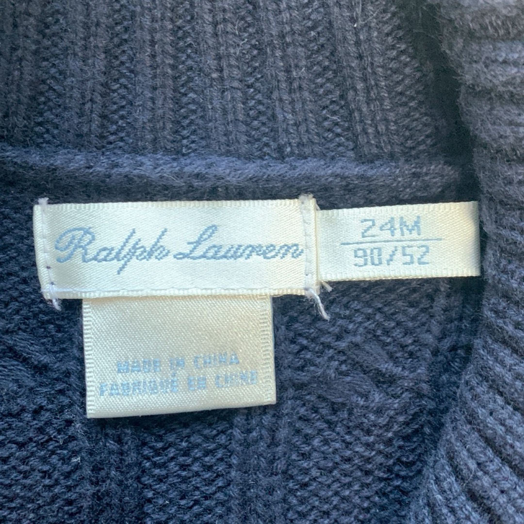 Ralph Lauren(ラルフローレン)のRalph Lauren ラルフローレン 男の子 ニット 90cm キッズ/ベビー/マタニティのキッズ服男の子用(90cm~)(カーディガン)の商品写真