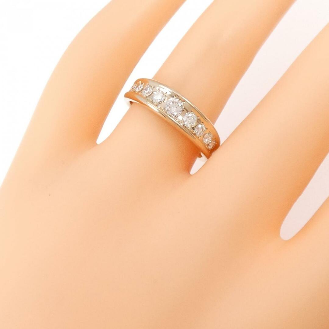 K18PG ダイヤモンド リング 0.50CT レディースのアクセサリー(リング(指輪))の商品写真