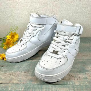 ナイキ(NIKE)の美品 NIKE AIR FORCE 1 MID 名作 25cm(スニーカー)