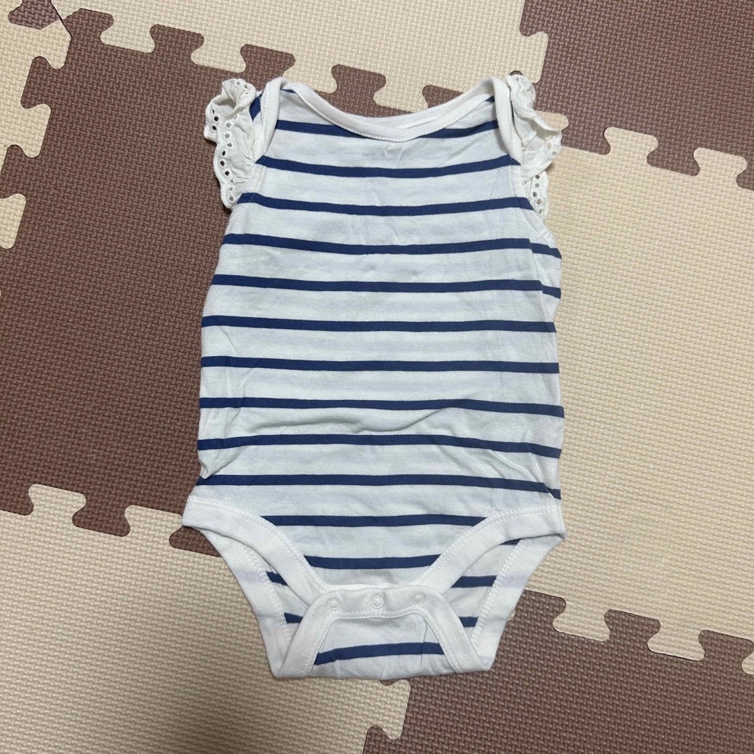 baby Gap ノースリーブ ロンパース 3-6m キッズ/ベビー/マタニティのベビー服(~85cm)(ロンパース)の商品写真