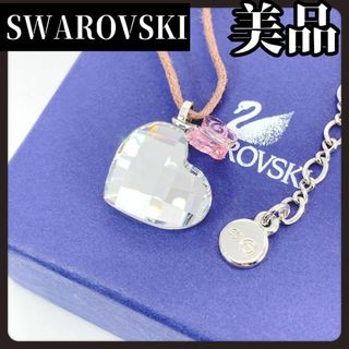 スワロフスキー(SWAROVSKI)の【箱付き美品】SWAROVSKI　スワロフスキー　クリスタル　ネックレス　ハート(ネックレス)