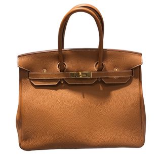 エルメス(Hermes)の　エルメス HERMES バーキン35 B刻印 ゴールド ゴールド金具 トリヨンクレマンス メンズ ハンドバッグ(その他)