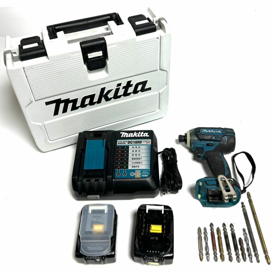 Makita(マキタ)の☆ マキタ TD138DRFX 充電式インパクトドライバ 急速充電器 ビット付 スポーツ/アウトドアの自転車(工具/メンテナンス)の商品写真