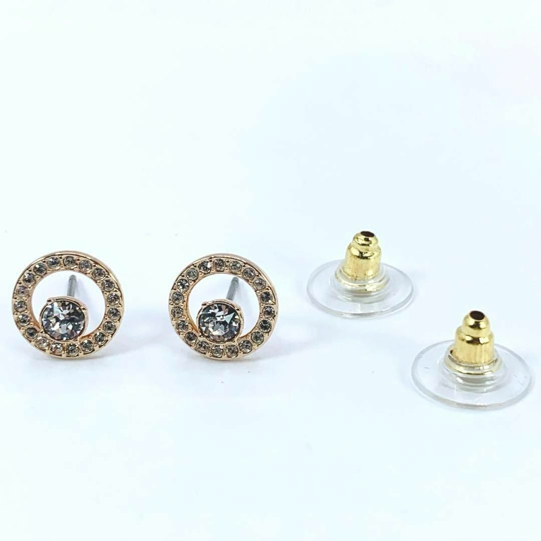 SWAROVSKI(スワロフスキー)の【箱付き極美品】SWAROVSKI　スワロフスキー　ピアス　リング　ブランド レディースのアクセサリー(ピアス)の商品写真