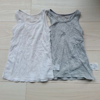 ユニクロ(UNIQLO)のユニクロ 肌着 90 2枚セット タンクトップ(下着)