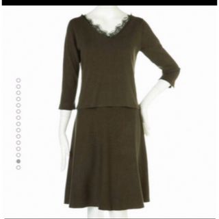 PROPORTION BODY DRESSING - プロポーションボディドレッシングカーキニットセットアップワンピース　サイズ2