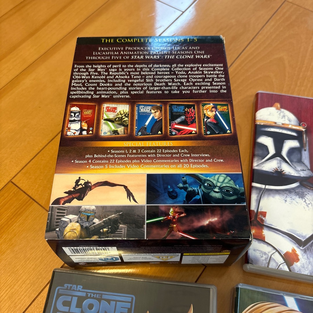 スターウォーズTHE CLONE WARS DVD 美品 エンタメ/ホビーのフィギュア(SF/ファンタジー/ホラー)の商品写真