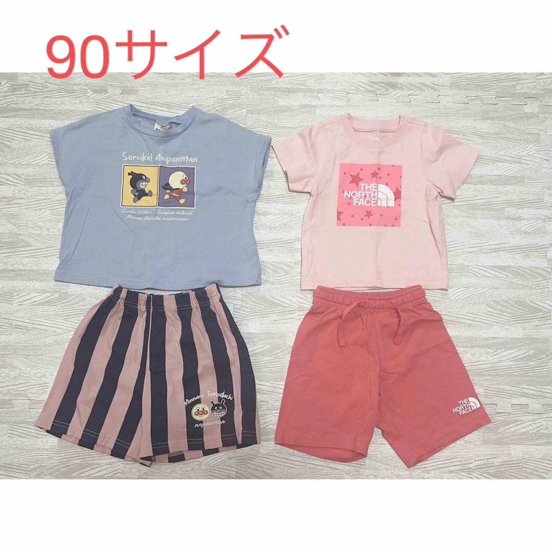 THE NORTH FACE(ザノースフェイス)のThe north face上下セット アンパンマン上下セット キッズ/ベビー/マタニティのキッズ服女の子用(90cm~)(Tシャツ/カットソー)の商品写真