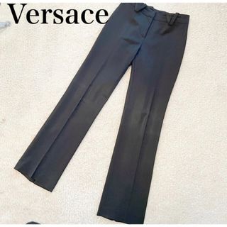 ジャンニヴェルサーチ(Gianni Versace)のパンツ　ズボン　スラックス　黒　ブラック　Versace ヴェルサーチ　(その他)